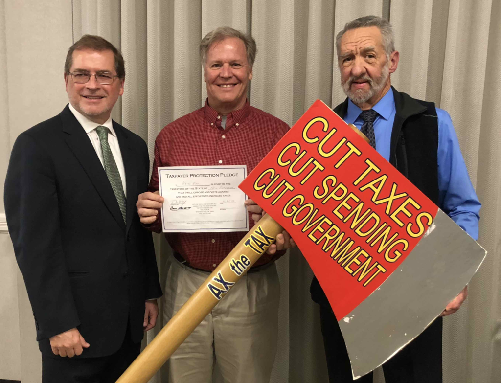 Taking the tax pledge with Grover Norquist