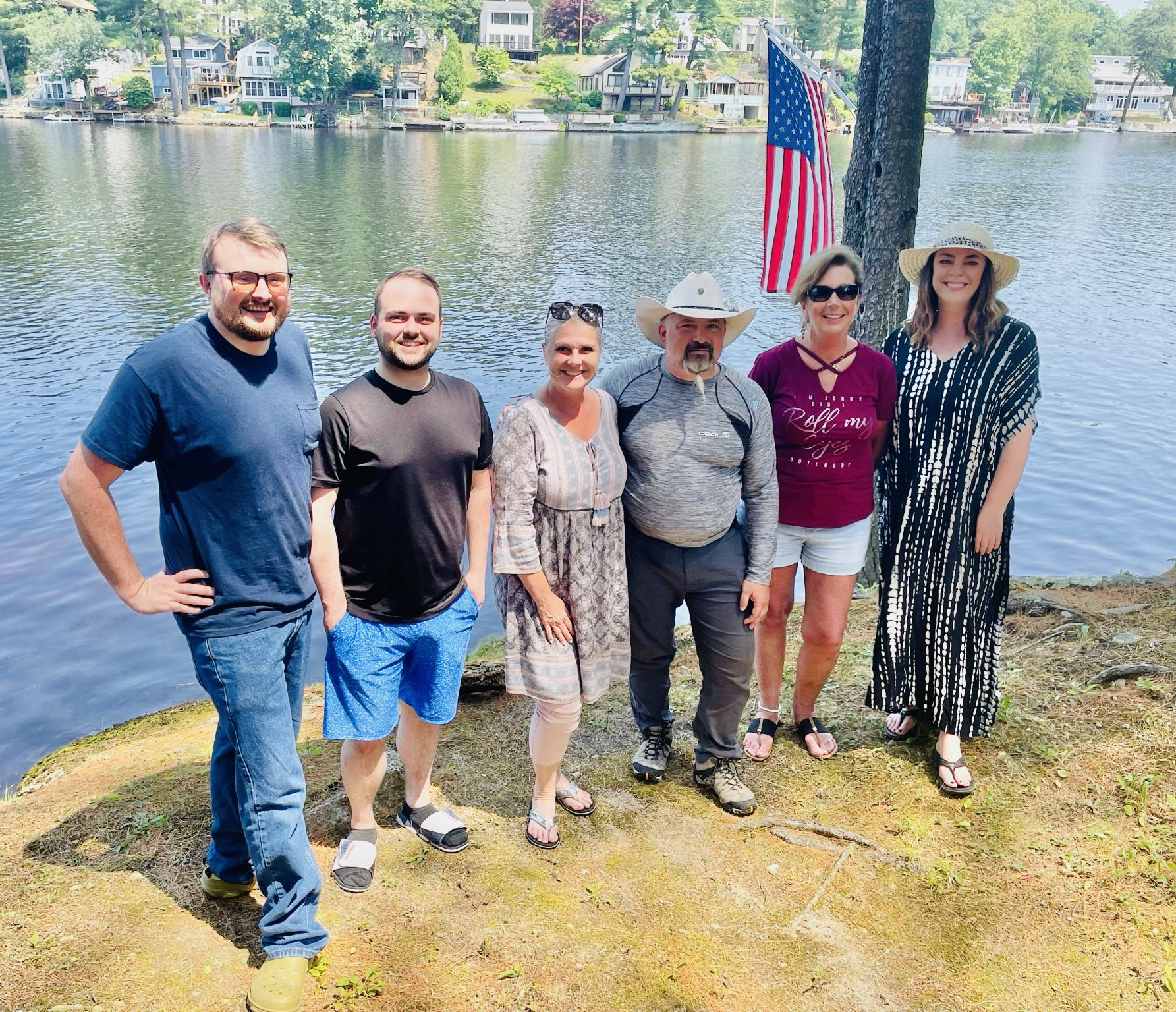 Ross Berry with constituents