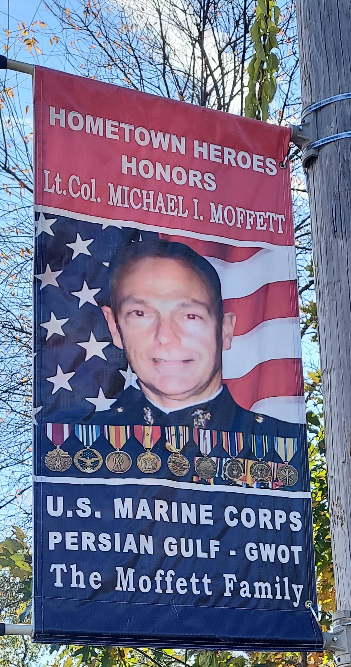 Lt. Col. Michael I. Moffett honored