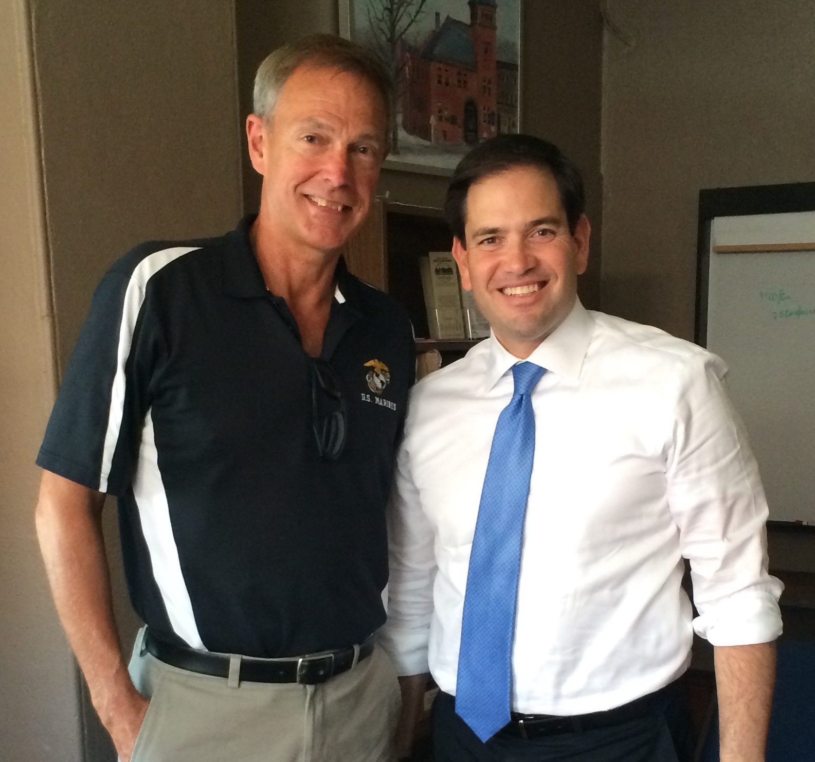 Michael Moffett with Marco Rubio