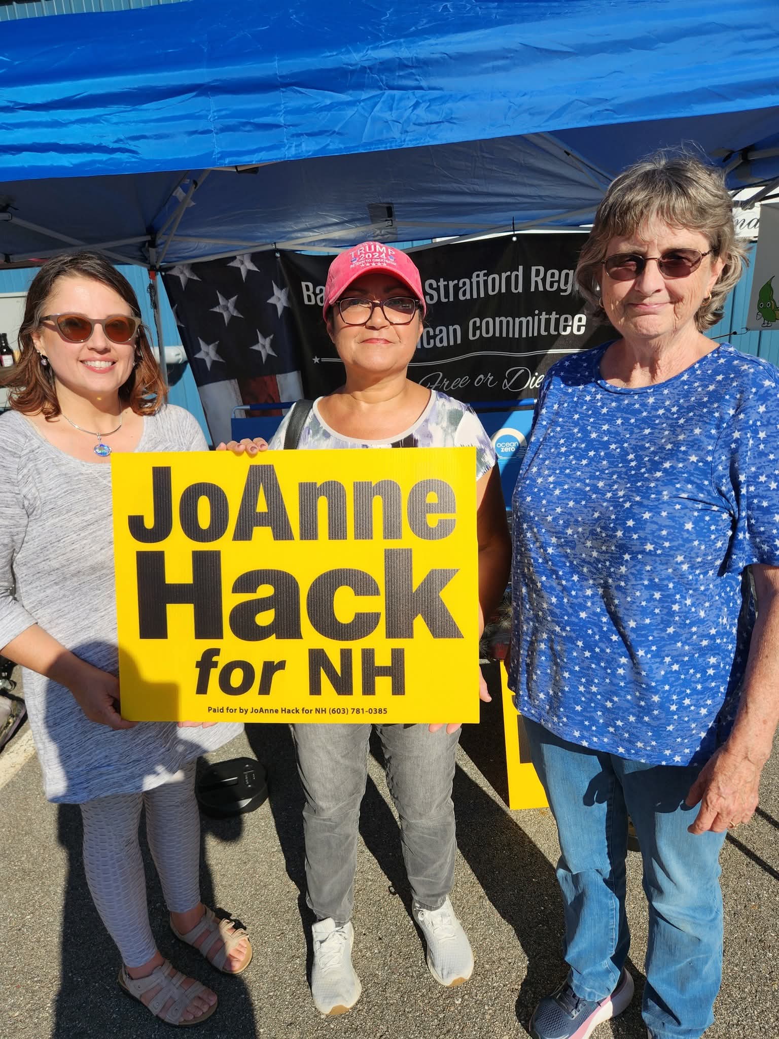 JoAnne Hack on the campaign trail