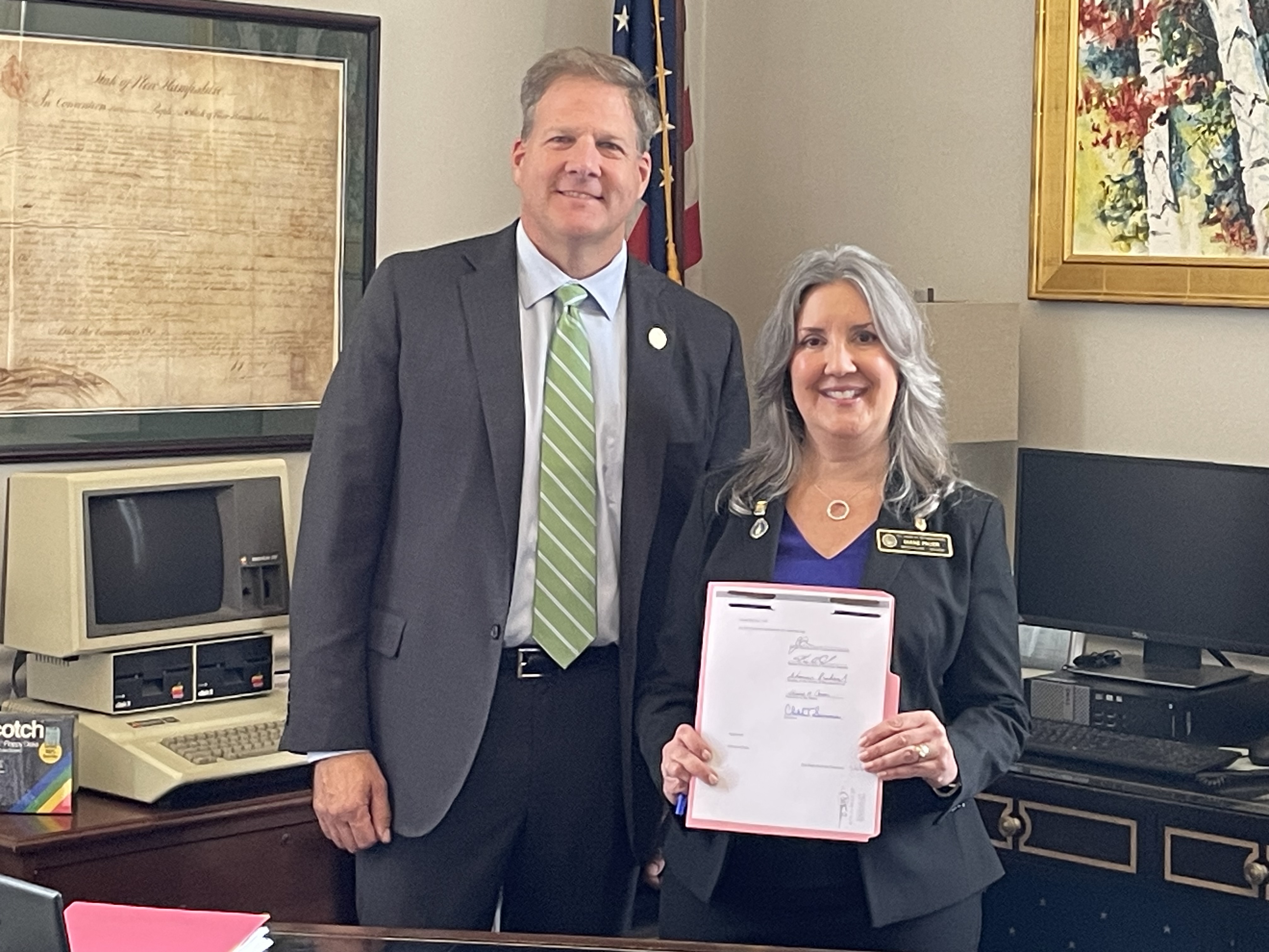 Rep. Pauer at Bill Signing