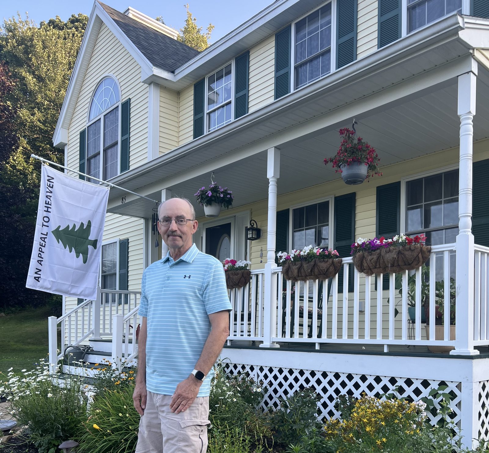 Glenn Nielsen at home in Northfield