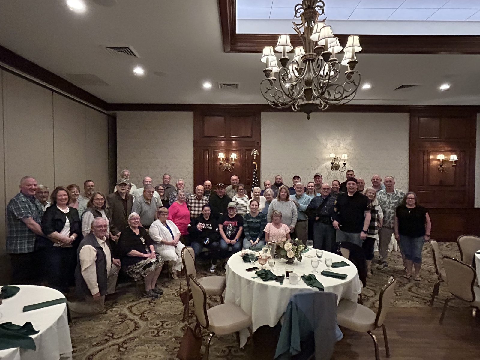 Michael Tkacz with community members