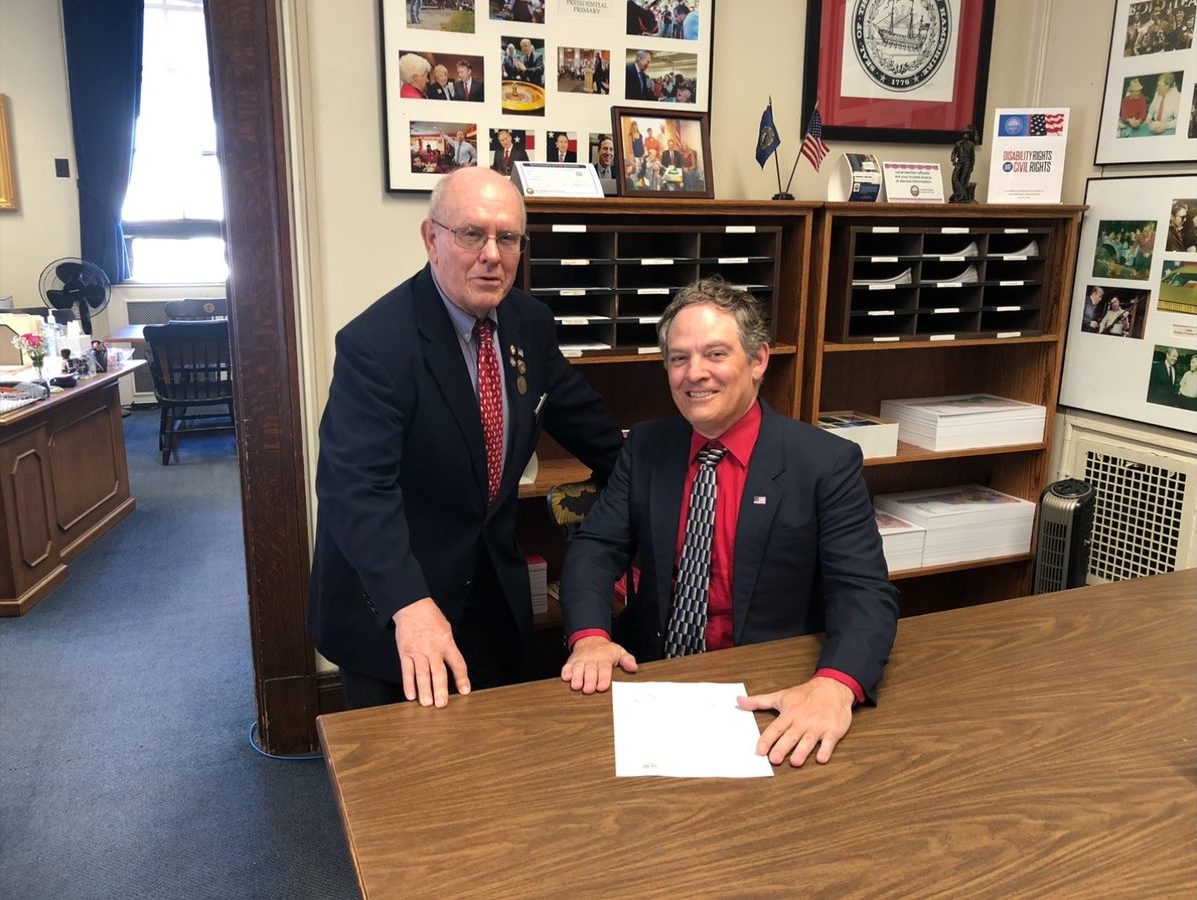 Rich and Alexander Nalevanko on filing day