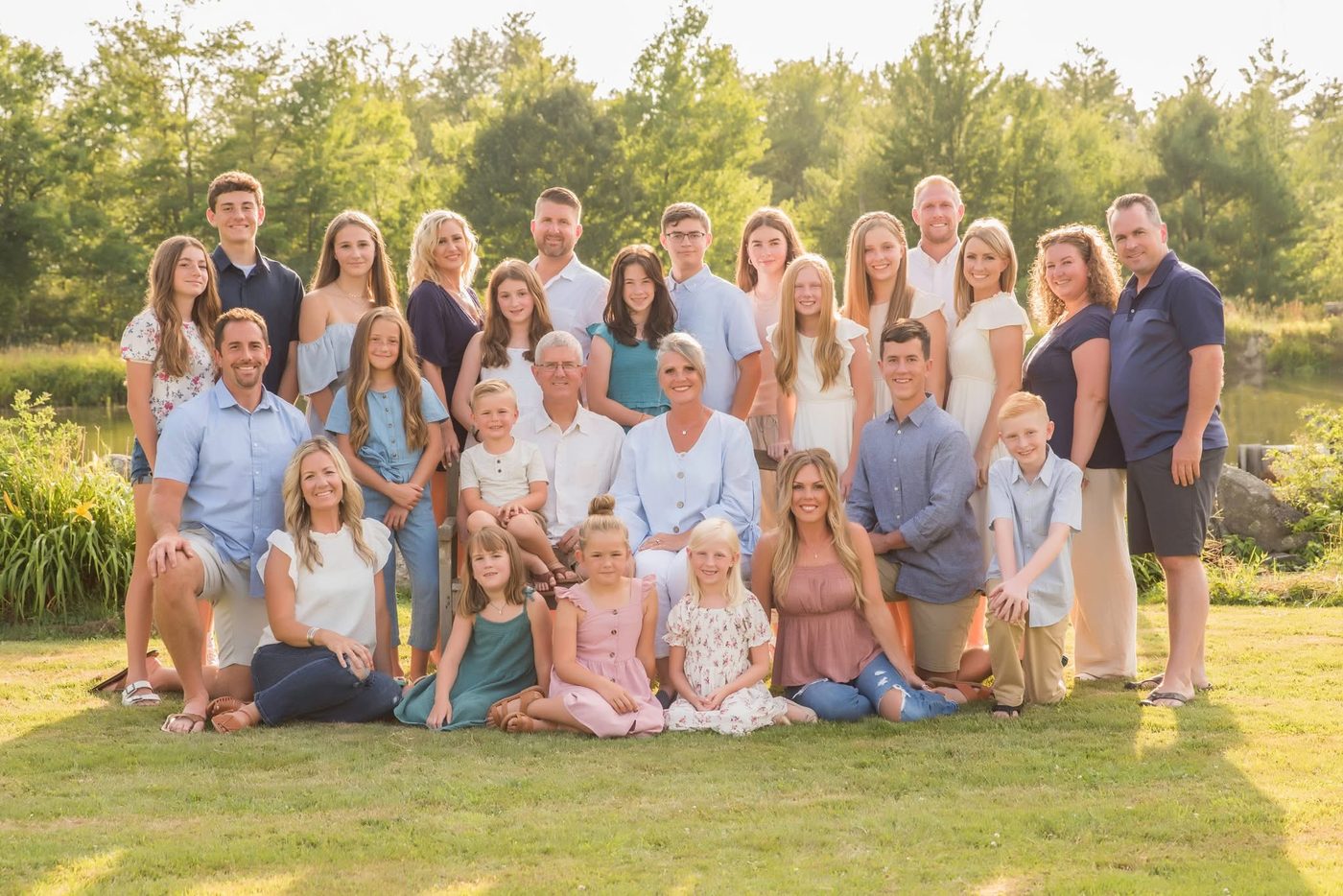 The Reinfurt family gathered together