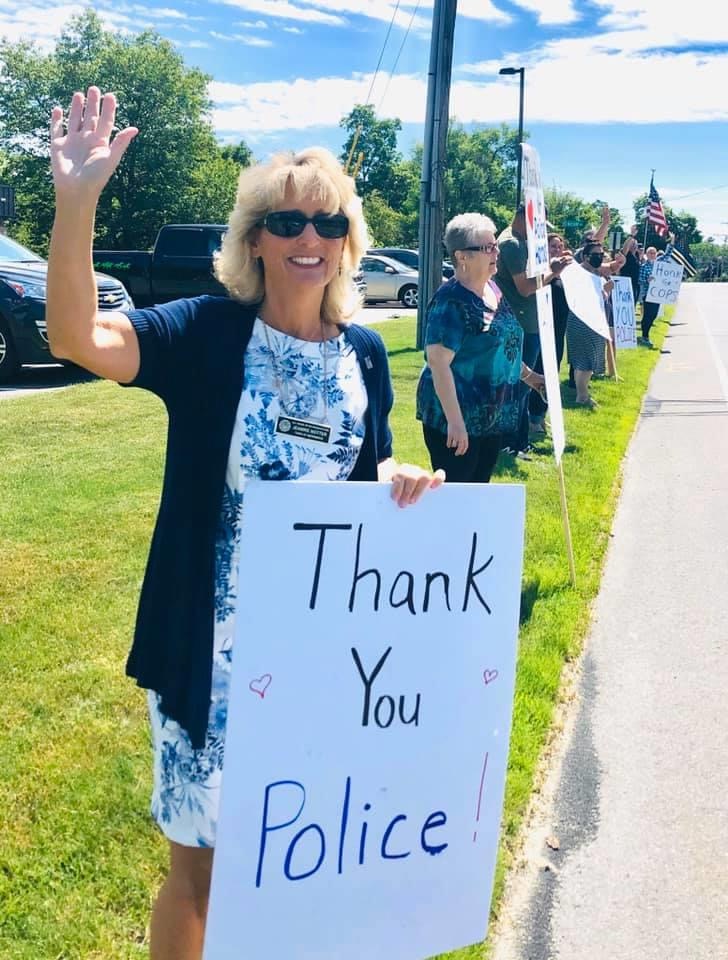 Jeanine at community event