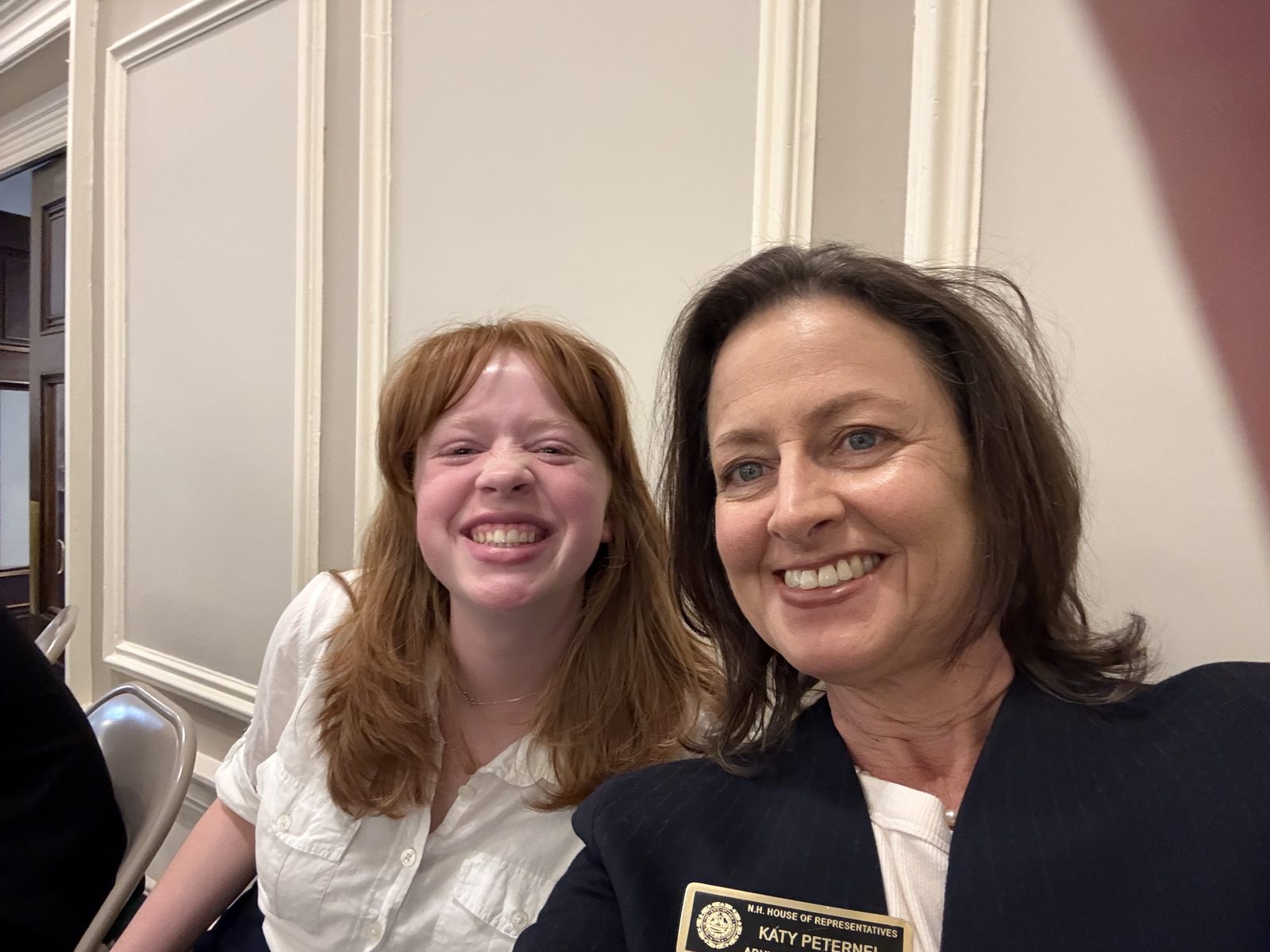 Katy Peternel meeting with Carroll County residents