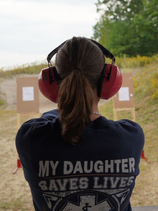 Katy Peternel supporting Second Amendment rights and firearms safety