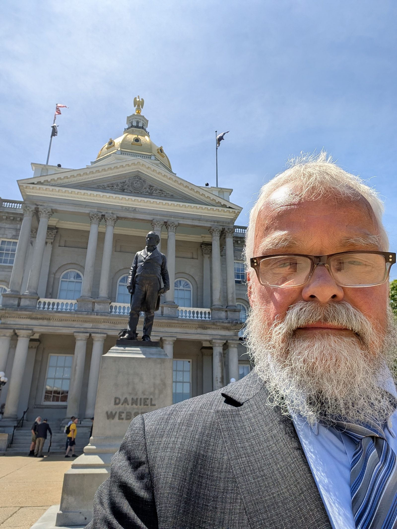 Brian Nadeau at the State House