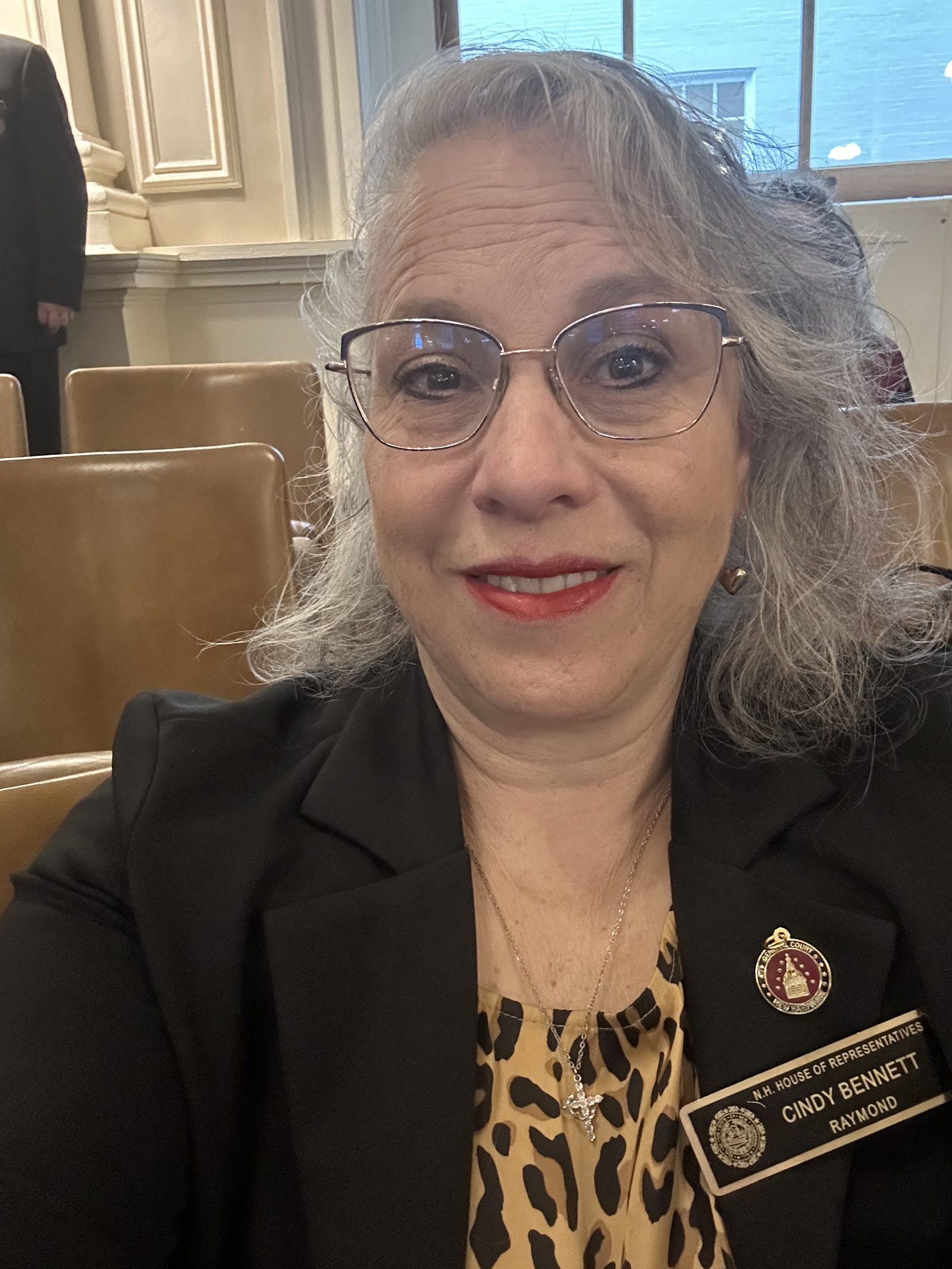 Cindy Bennett with community