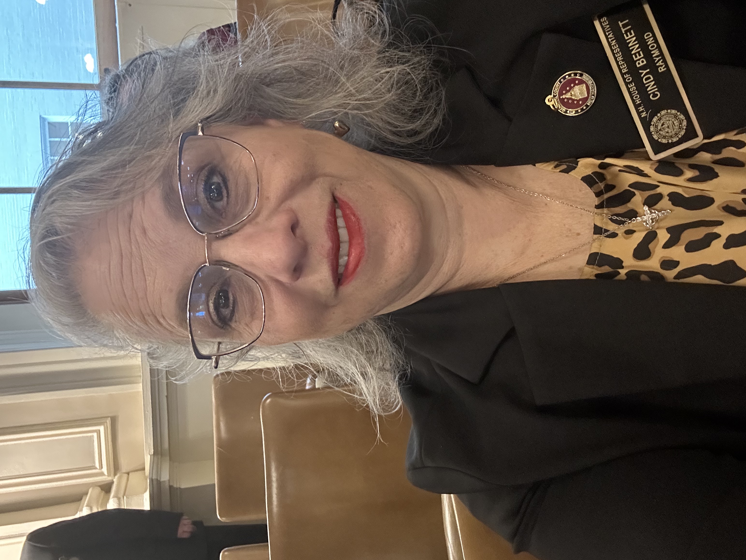Cindy Bennett with community