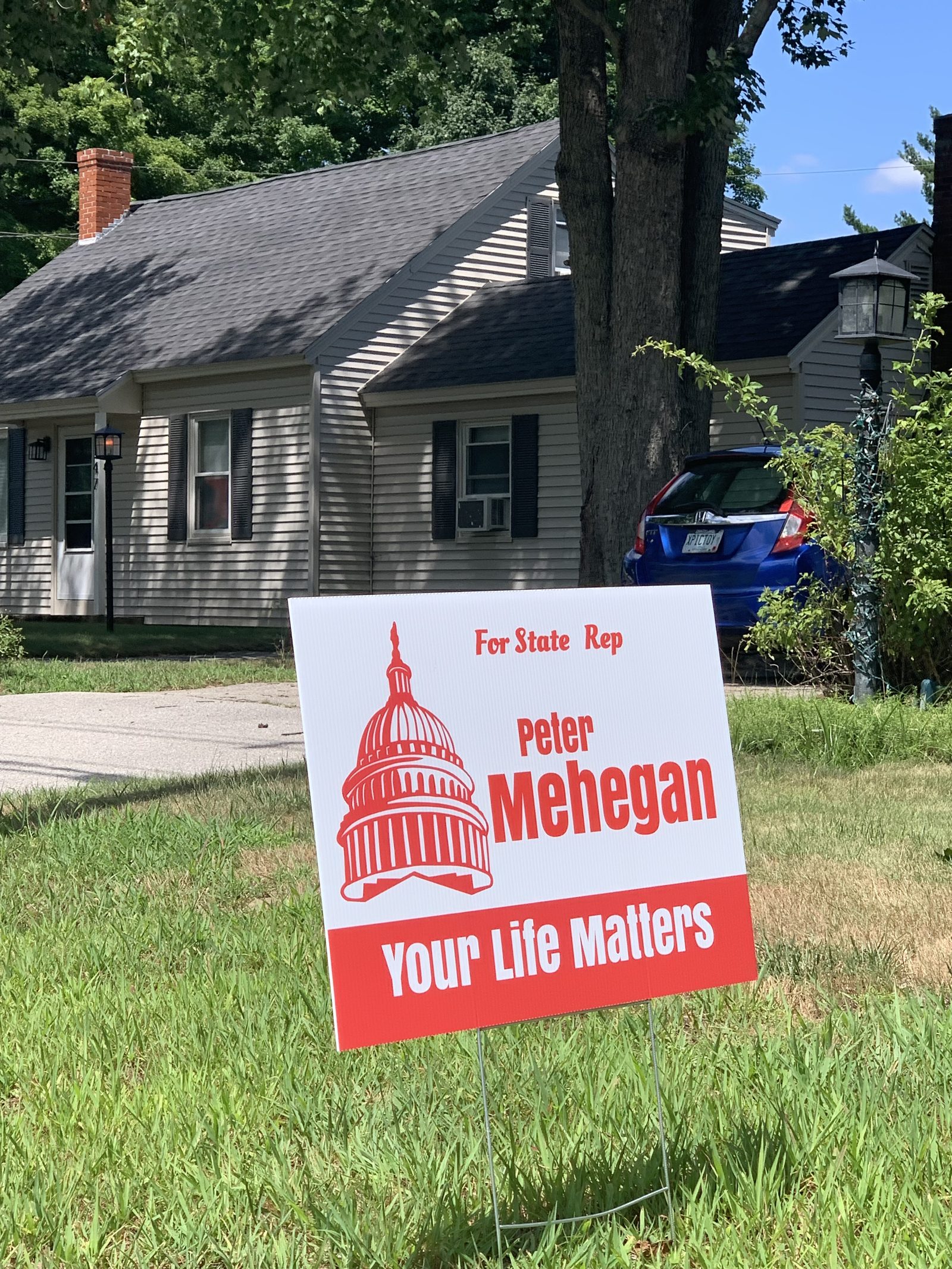 Campaign yard sign