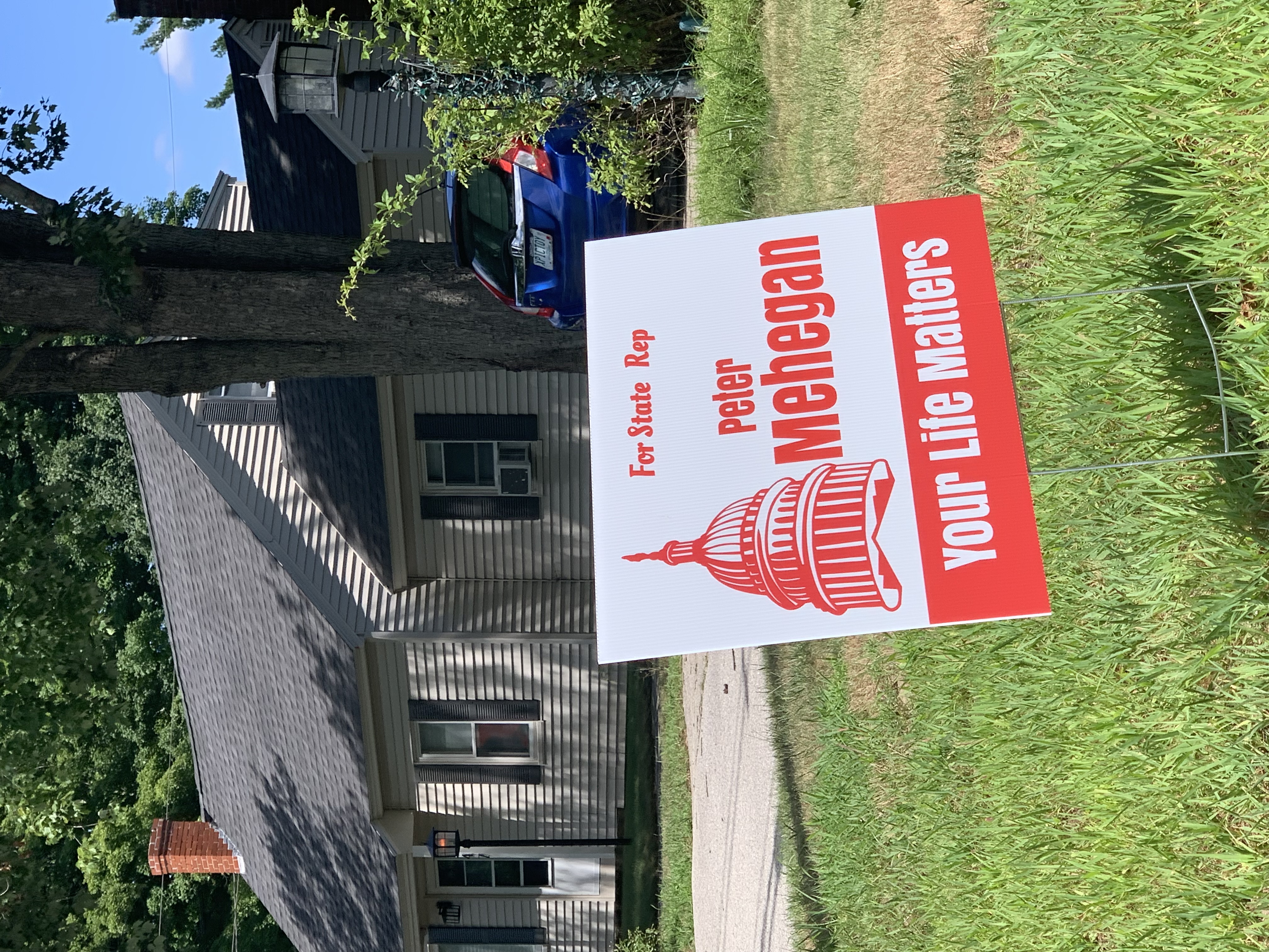 Campaign yard sign