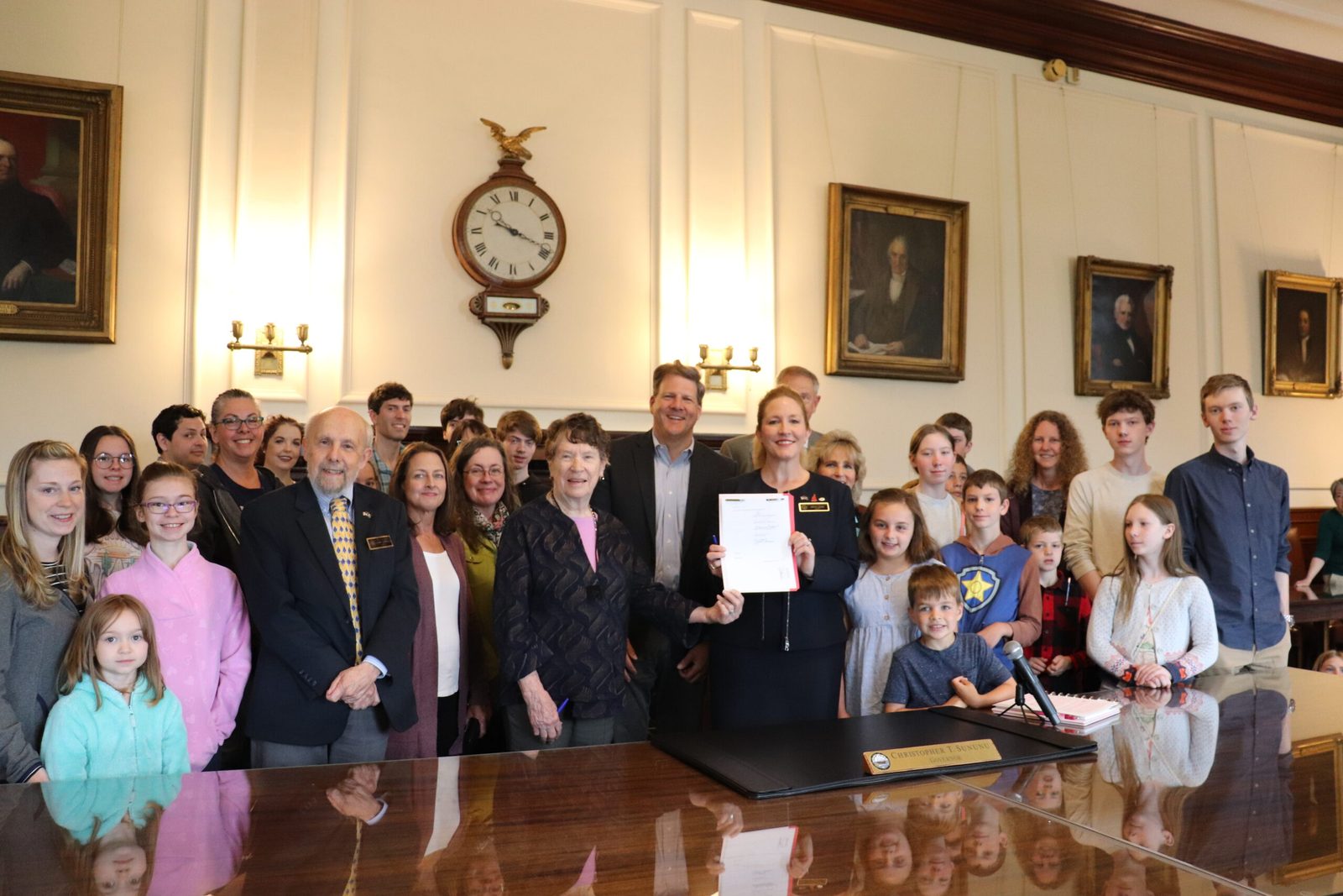 Erica at bill signing