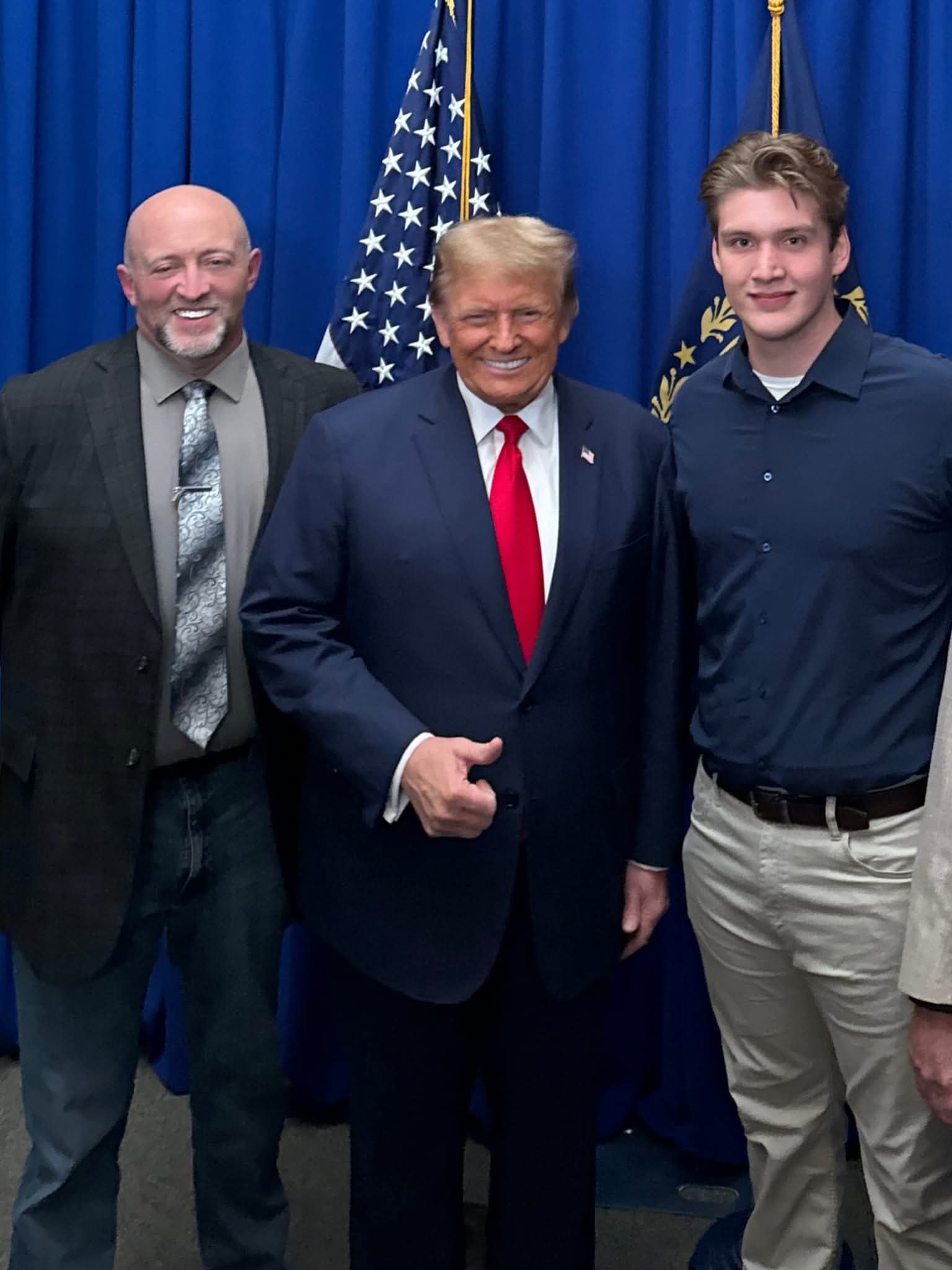 Terry Roy with Colleagues