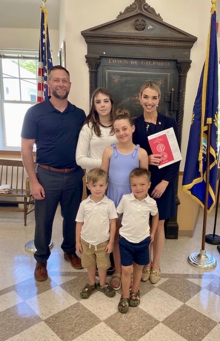 Family at Town Hall