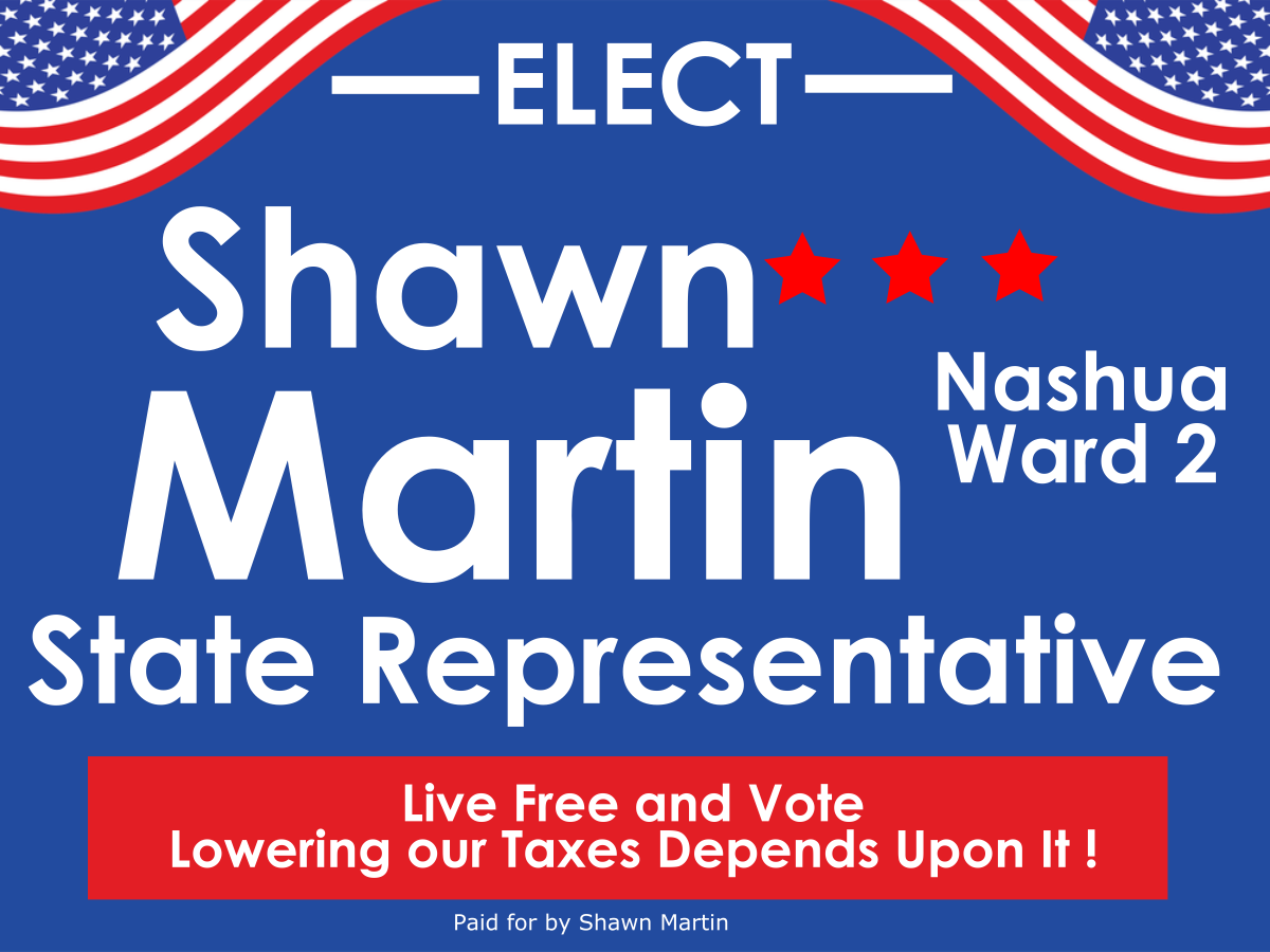 Shawn Martin for State Representative campaign poster
