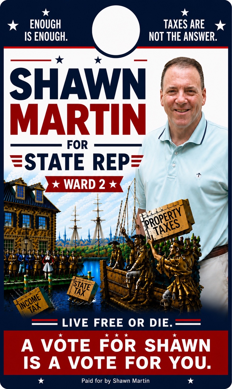 Shawn Martin campaign material